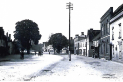 Hall-Street-Long-Melford-with-Post-Office-on-the-right-circa-1900