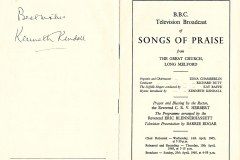 1965-BBC-Songs-of-Praise-service-at-Holy-Trinity-Church-Long-Melford-signed-program-by-Kenneth-Kendall