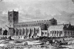 Drawing-of-the-South-side-of-Holy-Trinity-Church-in-the-18th-century