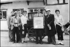Holy-Trinity-Church-Bell-Ringers-Fundraising-in-1956-L-to-R.-Dennis-Reeve-David-Reeve-Les-Gardiner-Gwen-Gowers-Vic-Ambrose-John-Lancaster-David-Richold-Brenda-Cadge