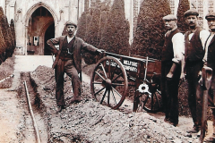 Laying-gas-pipes-to-Holy-Trinity-Church-in-1913-by-the-Long-Melford-Gas-_-Coal-Company