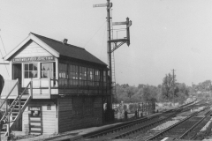 Long Melford station signal box 1950's