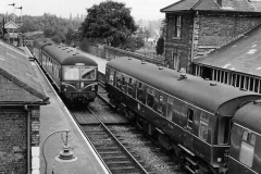 Diesel trains at Long Melford 1961-2