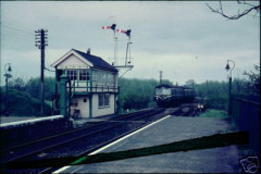Long Melford Station signal box 1961