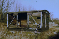 Derelict Goods Wagon at Long Melford Station 1970