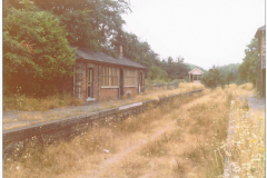 Derelict station building 1970-72