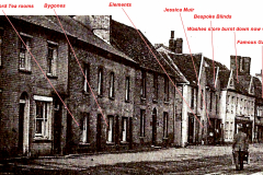 1943-Washes-shop-to-the-right-of-picture-burnt-down-and-now-the-site-of-the-Coop-plus-now