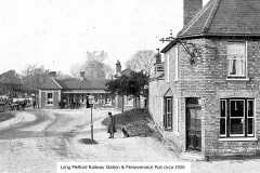 Long-Melford-Railway-Station-_-Perseverance-Pub-circa-1920